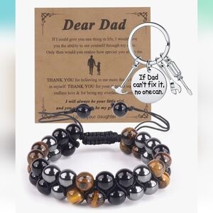 Dad's Gift Box Natural Stone Bracelet
